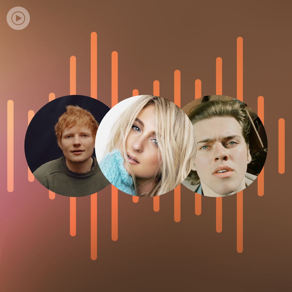 Meghan Trainor, Ed Sheeran, Livingston, Justin Bieber, Imagine Dragons